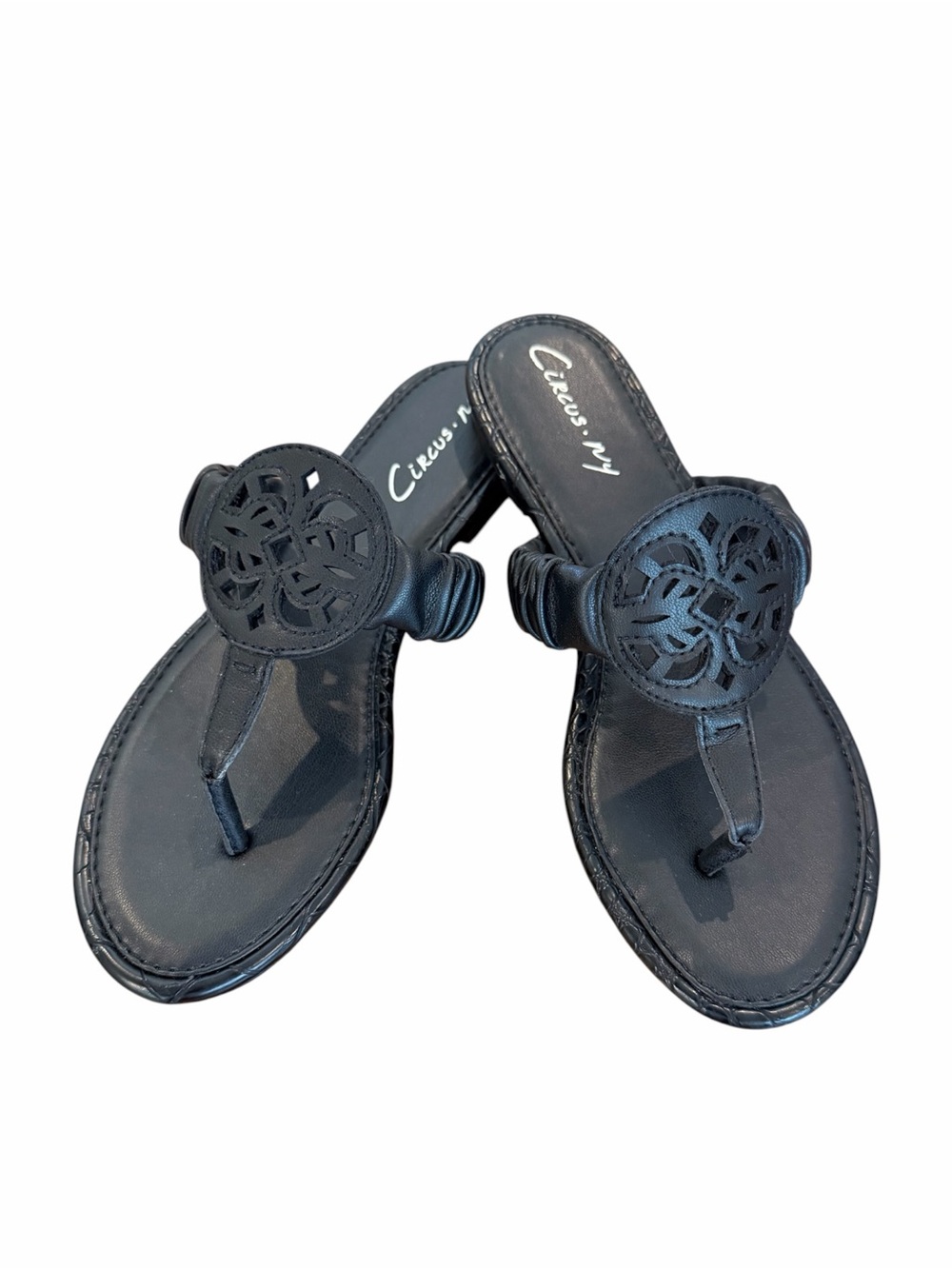 Circus by Sam Edelman Camara Cutout Medallion Thong Sandals